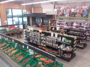 Intérieur du magasin Au Rond Point Fermier