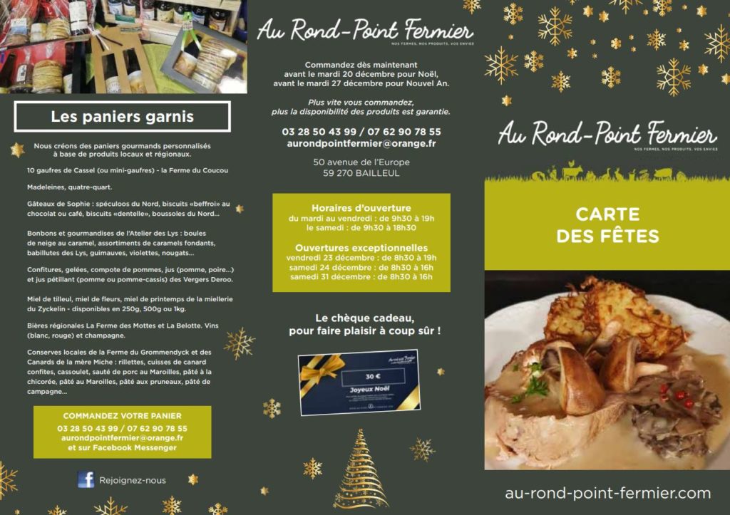 Brochure de Noel - Au Rond Point Fermier