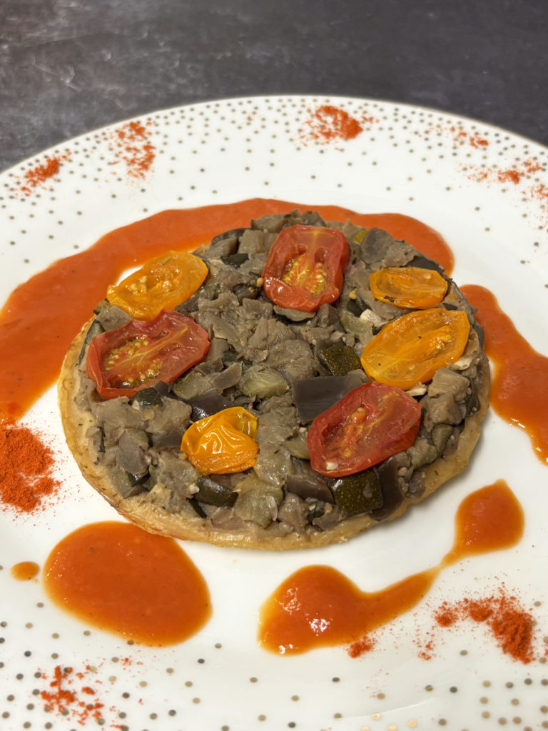 Tatin aubergine tomate