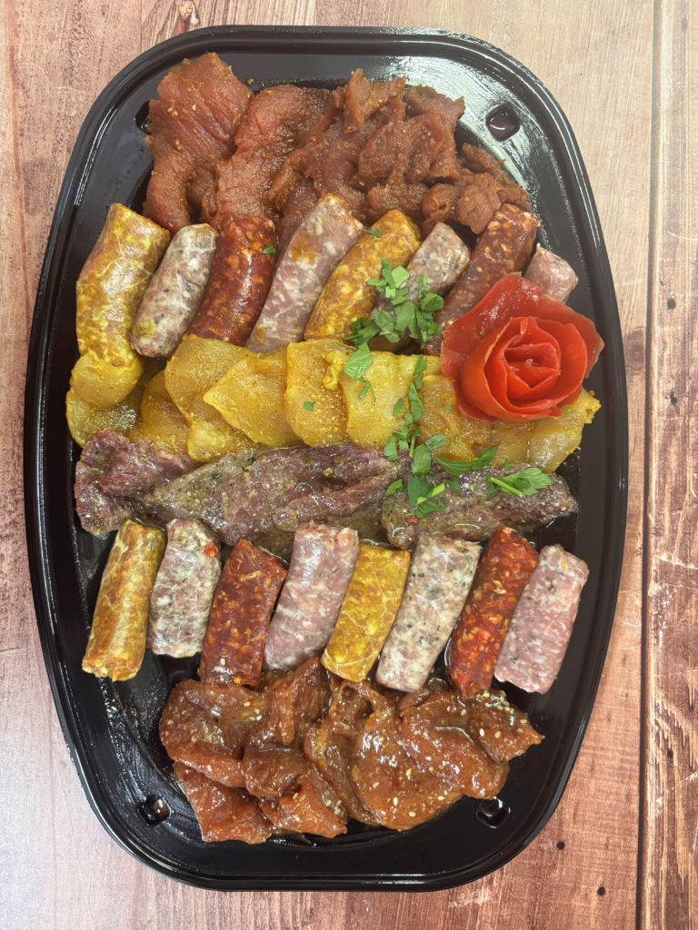 Plateau plancha viande marinée - Au Rond Point Fermier